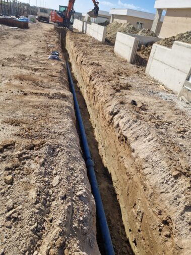 Brick Costruzioni cantiere Via Aranova scavo 2