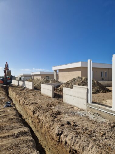 Brick Costruzioni cantiere Via Aranova Roma scavo